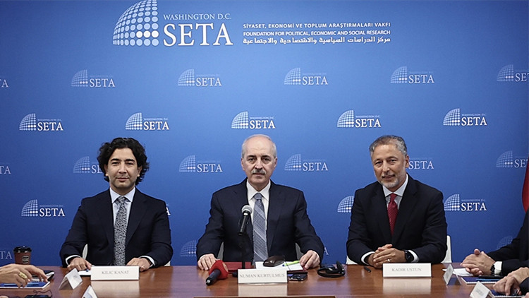 TBMM Başkanı Kurtulmuş, Washingtonda ABD düşünce kuruluşu temsilcileriyle bir araya geldi TBMM Başkanı Kurtulmuş, Washingtonda ABD düşünce kuruluşu temsilcileriyle bir araya geldi