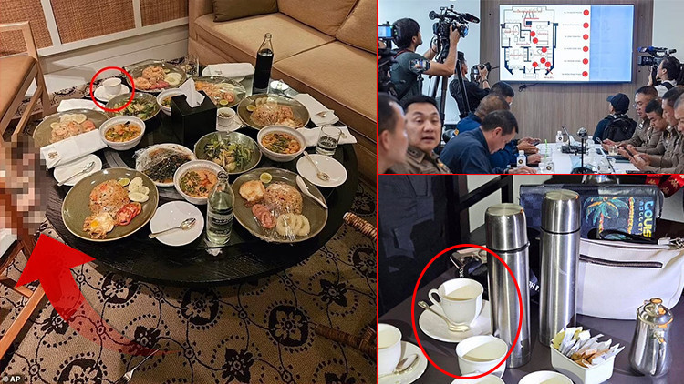 Bangkok’ta beş yıldızlı otel odasında 6 kişinin cesedi bulundu… Masadaki yemeklere kimse dokunmamıştı… Kan donduran sır ölümlerde siyanür detayı… Bangkok’ta beş yıldızlı otel odasında 6 kişinin cesedi bulundu… Masadaki yemeklere kimse dokunmamıştı… Kan donduran sır ölümlerde siyanür detayı…