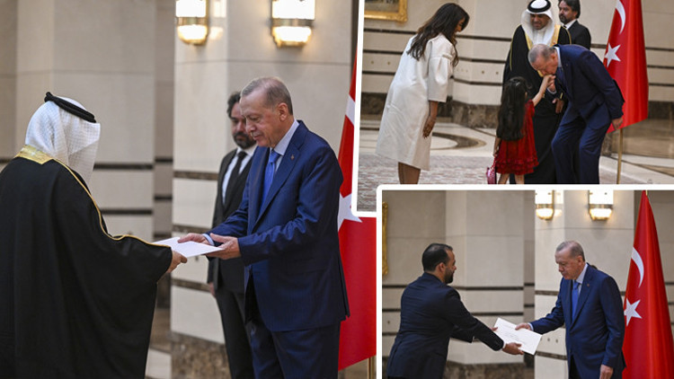 Cumhurbaşkanı Erdoğan, büyükelçileri kabul etti Cumhurbaşkanı Erdoğan, büyükelçileri kabul etti