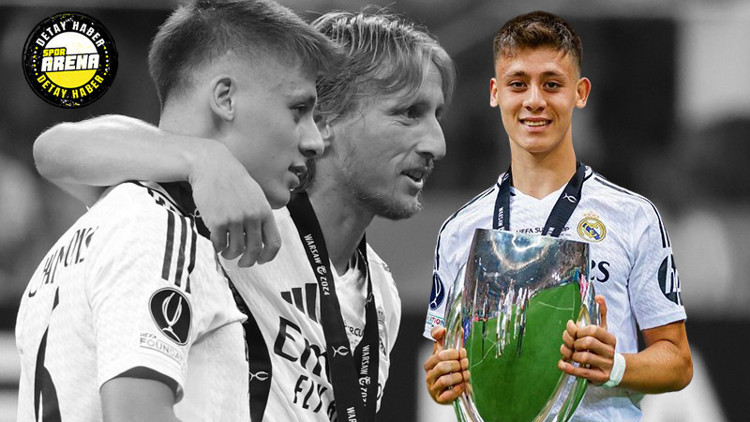 Real Madridin zafer gecesinde Arda Güler detayı 5 oldu...