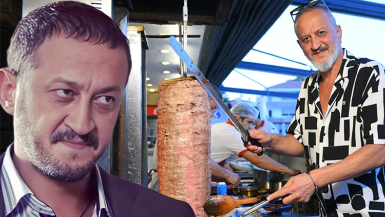 Ünlü oyuncunun ek işi Döner kesip, servis yaptı Ünlü oyuncunun ek işi Döner kesip, servis yaptı