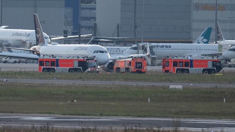 Kuşlarla çarpışan uçak acil iniş yaptı Kuşlarla çarpışan uçak acil iniş yaptı