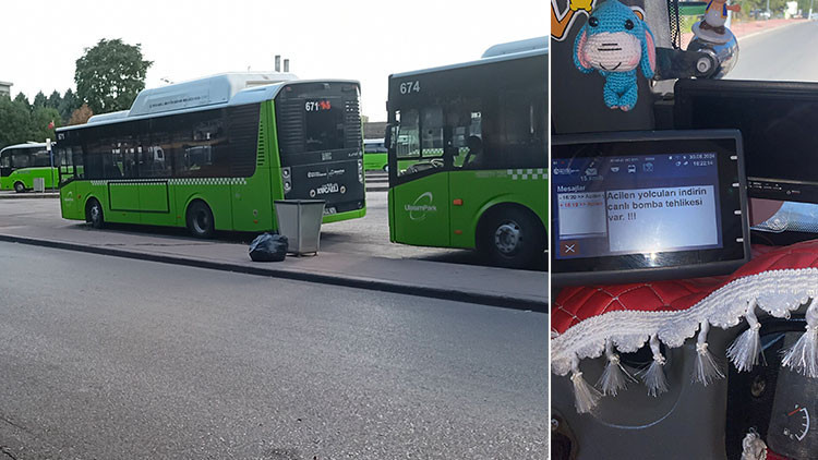 Kocaelide otobüslerde Acilen yolcuları indirin canlı bomba tehlikesi var mesajı panik yarattı Kocaelide otobüslerde Acilen yolcuları indirin canlı bomba tehlikesi var mesajı panik yarattı