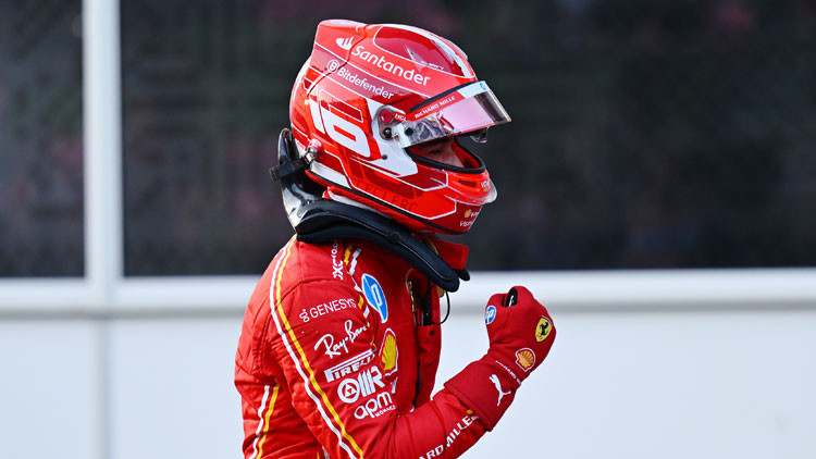 Baküde pole pozisyonu Leclercin