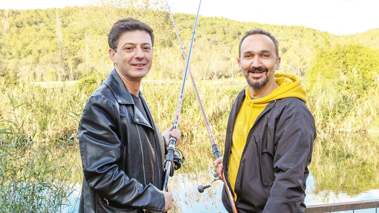 Çekimlere balık molası