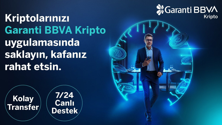 Garanti BBVA Kripto yeni para birimleriyle varlık çeşitlerini artırıyor