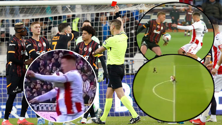 Sivasta çok konuşulan kırmızı kart Sivasspor penaltı, Galatasaray elle oynama bekledi; VAR incelemesi sonrası... Sivasta çok konuşulan kırmızı kart Sivasspor penaltı, Galatasaray elle oynama bekledi; VAR incelemesi sonrası...