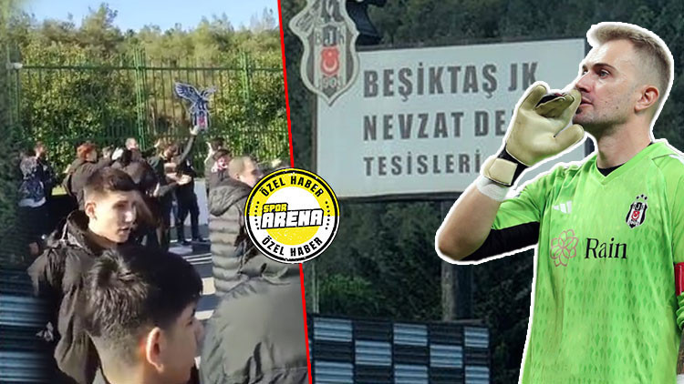 Beşiktaşlı taraftarlar tesislere gitti, futbolcularla karşı karşıya geldi Görülmemiş protesto hazırlığı: Neden oynamıyorsunuz