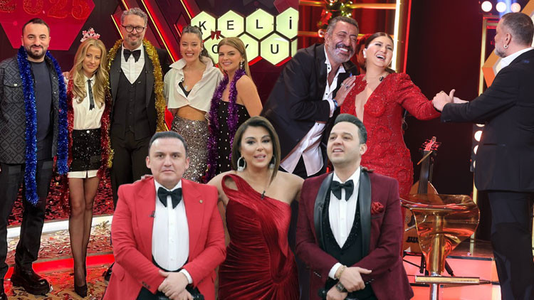 Kanal D ve teve2 ekranında renkli yılbaşı