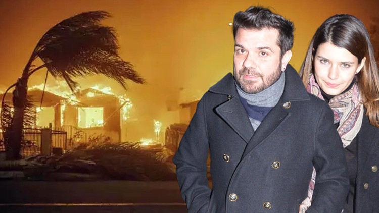 Los Angelestaki yangın ünlü çifti de vurdu Kenan Doğulu: Her şey gitti... Bütün mahalle yerle bir oldu