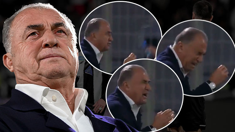 90+7deki galibiyet golü sonrası Fatih Terime sulu şaka Önce büyük şaşkınlık yaşadı sonra...