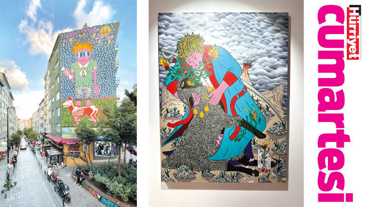 Sokak sanatını galeri estetiğiyle buluşturuyor