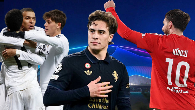 Şampiyonlar Liginde 18 maçın oynandığı tarihi gecede ilginç rekor Orkun Kökçü gol attı; Arda Güler, Kerem Aktürkoğlu, ve Kenan Yıldız da sahaya çıktı