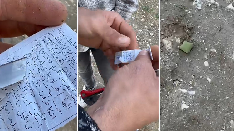 Şaşkına çeviren olay Balık avlamak için giden gencin filesine kağıt, muska ve fotoğraf takıldı