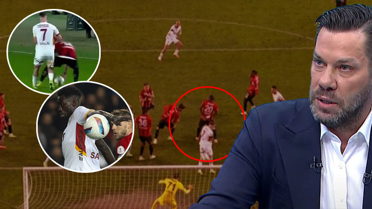 Fırat Aydınus, Gaziantep - Galatasaray maçındaki hakem kararlarını değerlendirdi: Penaltı itirazı, golde ofsayt ve Sallainin pozisyonu