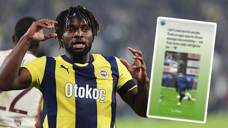 Napoliye transferi iptal olmuştu... Allan-Saint Maximinden paylaşım geldi