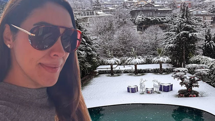 Ünlü sunucu lüks evinden paylaştı: Sabah bu manzaraya uyandık