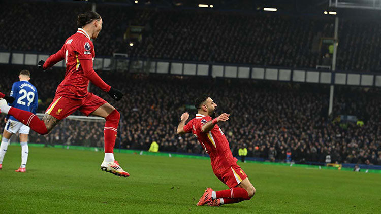 Salah, Premier Lig tarihine geçti Merseyside derbisinde kazanan çıkmadı Salah, Premier Lig tarihine geçti Merseyside derbisinde kazanan çıkmadı