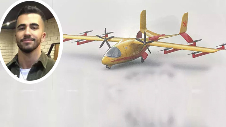 Türk mühendis geleceğin yangın söndürme uçağını tanıttı