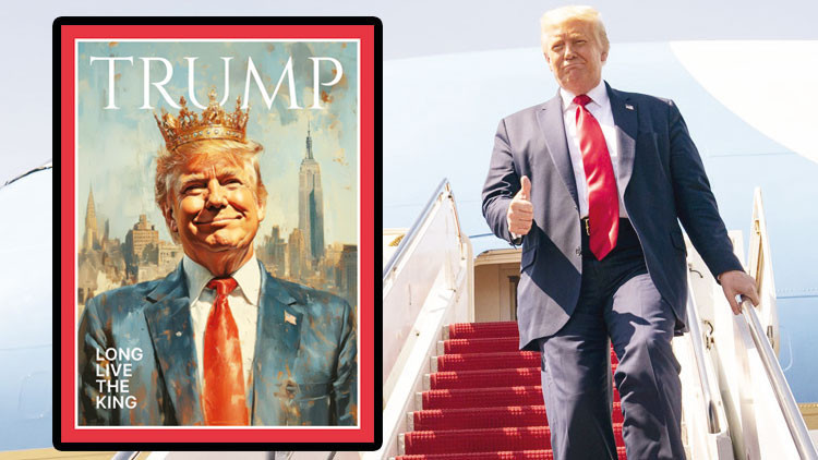 Trump bunu da yaptı Kendini 1 ayda kral ilan etti Trump bunu da yaptı Kendini 1 ayda kral ilan etti