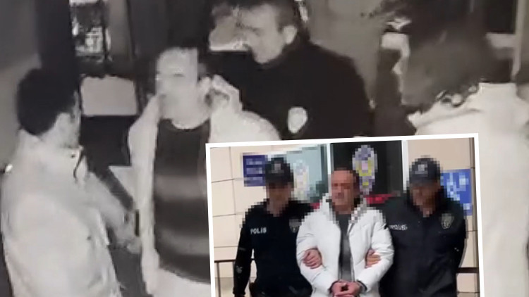 Kar topu atan çocukları silahla tehdit eden maganda tutuklandı