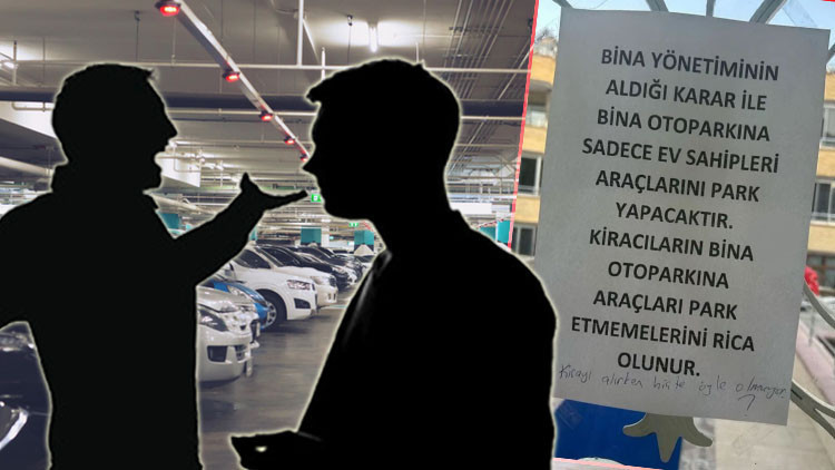 Bina girişine yazılanlar pes dedirtti: Ev sahibi ile kiracı arasında ‘otopark’ krizi ‘Kira ücretinde indirim talep edilebilir ama...’