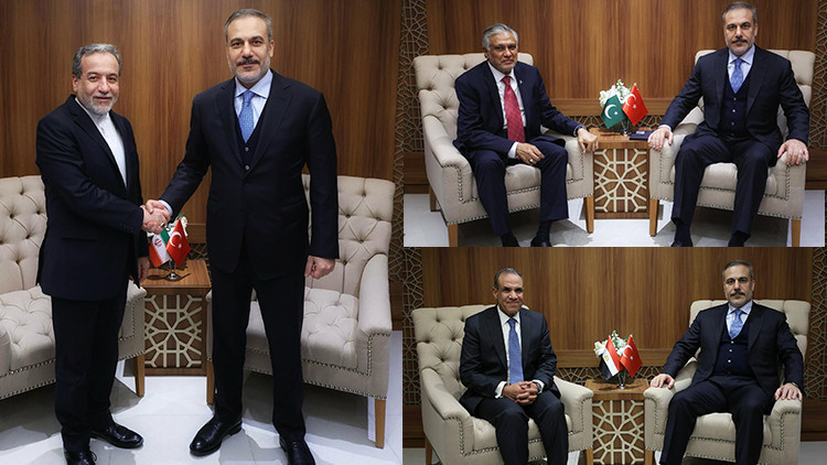 Dışişleri Bakanı Hakan Fidandan kritik temaslar