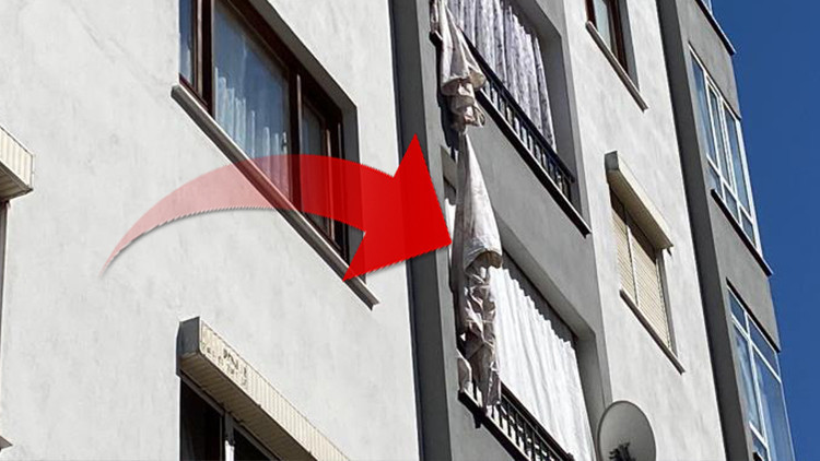 Çarşafları birbirine bağlayıp inmeye çalıştı: 19 yaşındaki genç kız ölümden döndü Çarşafları birbirine bağlayıp inmeye çalıştı: 19 yaşındaki genç kız ölümden döndü