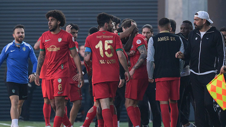 Amedspor, deplasmanda galip Amedspor, deplasmanda galip