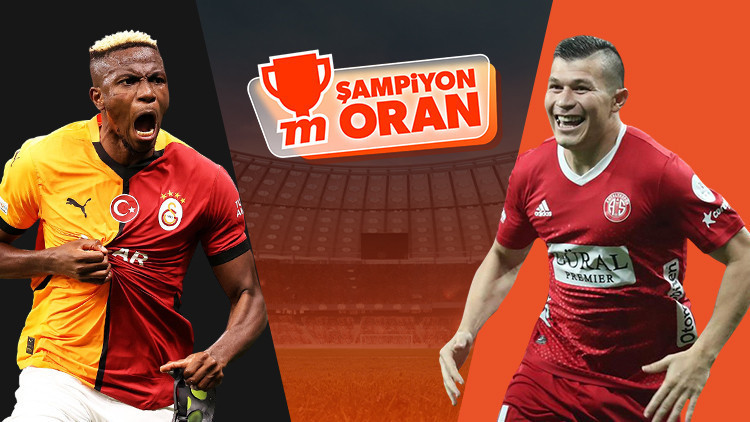 Lider Galatasaray, Antalyasporu konuk ediyor Kritik maçın heyecanı Şampiyon Oranlar ile Misli’de