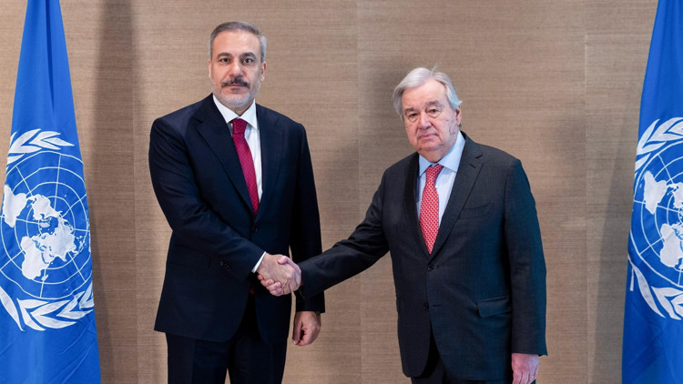 Dışişleri Bakanı Hakan Fidan, Guterres ile görüştü