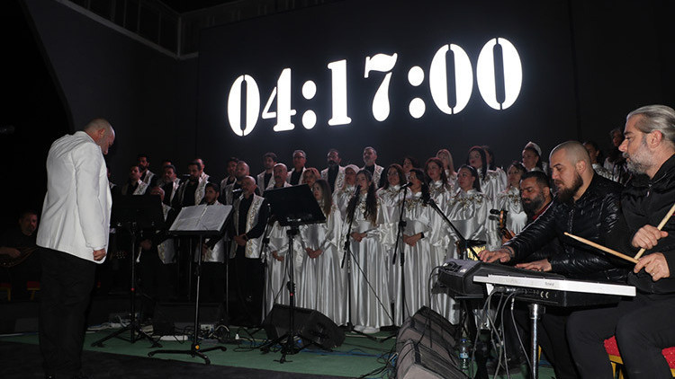 Antakya Medeniyetler Korosu ramazan etkinlikleri kapsamında konser verdi