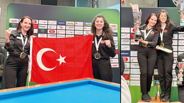 Kadın Milli Bilardo Takımı Avrupa Şampiyonu