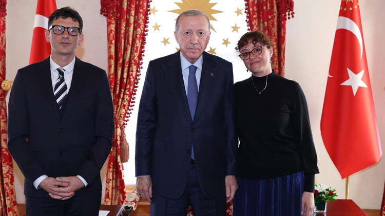 Cumhurbaşkanı Erdoğan, Minguzzi ailesini kabul etti