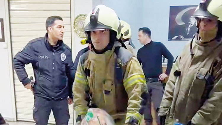 Huzurevinde yangın paniği