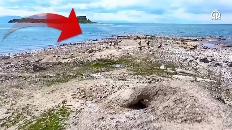 Van Gölü çekilince gün yüzüne çıktı Yüzde 60ı görünür hale geldi