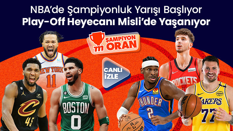 NBA’de Şampiyonluk Yarışı Başlıyor Play-Off Heyecanı Misli’de Yaşanıyor… NBA’de Şampiyonluk Yarışı Başlıyor Play-Off Heyecanı Misli’de Yaşanıyor…
