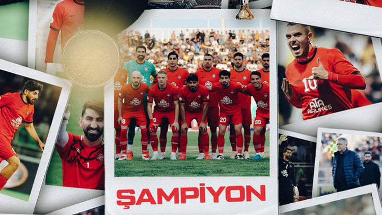 İran Süper Liginde şampiyon Tebriz Traktör