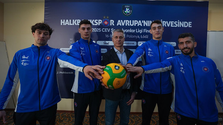 Halbank, CEV Şampiyonlar Ligi Final Four öncesinde basın toplantısı düzenledi