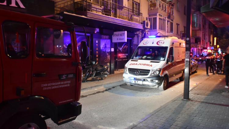 İzmir’de gaz sızıntısı sonrası patlama: 4 yaralı; o anlar kamerada