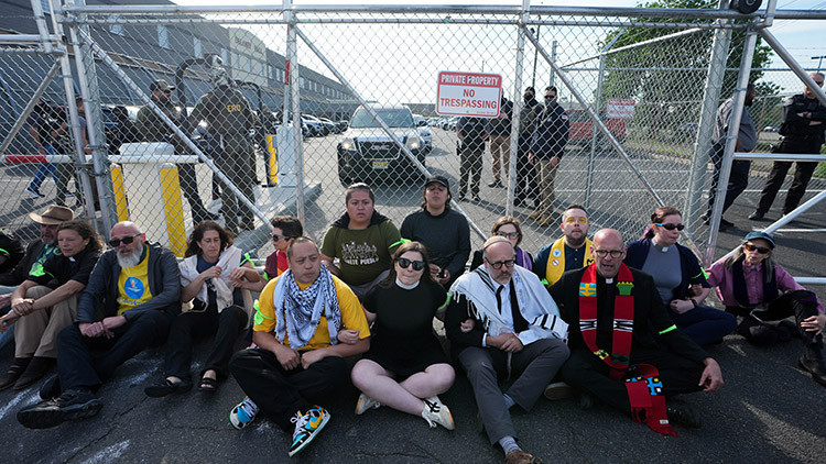 ABDde göçmen protestosu