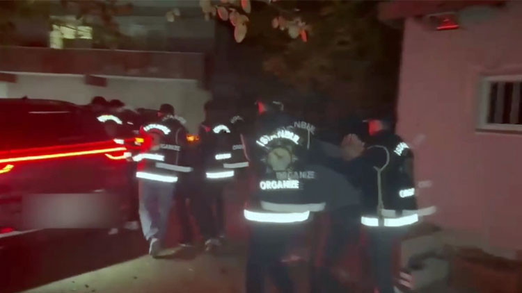 Daltonlar suç örgütüne operasyon: 16 gözaltı