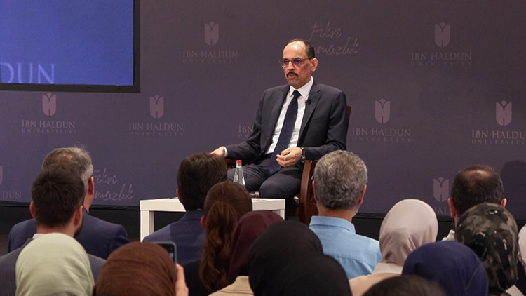 MİT Başkanı İbrahim Kalın, İbn Haldun Akademinin kapanış dersine katıldı
