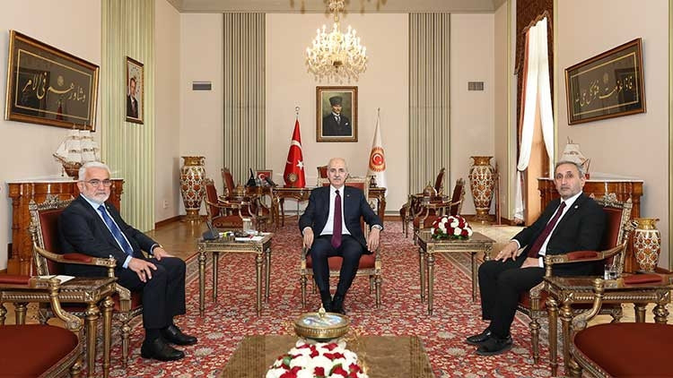 TBMM Başkanı Kurtulmuş, Yapıcıoğlunu kabul etti