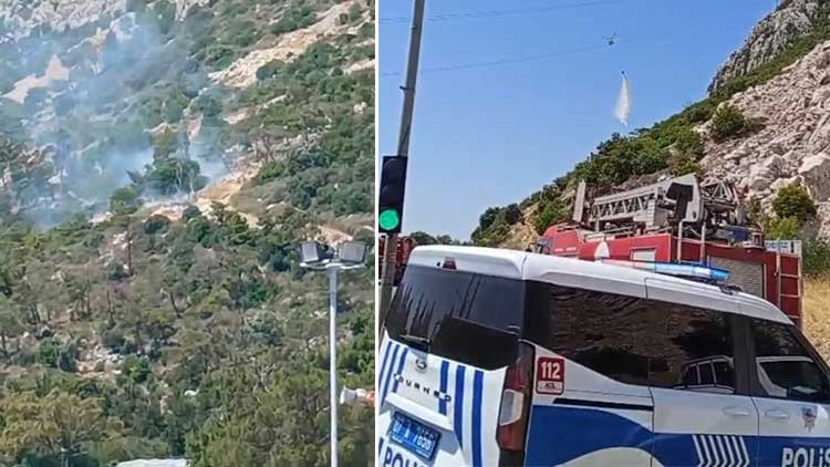 Antalya ve Aydında orman yangını: Ekipler müdahale ediyor
