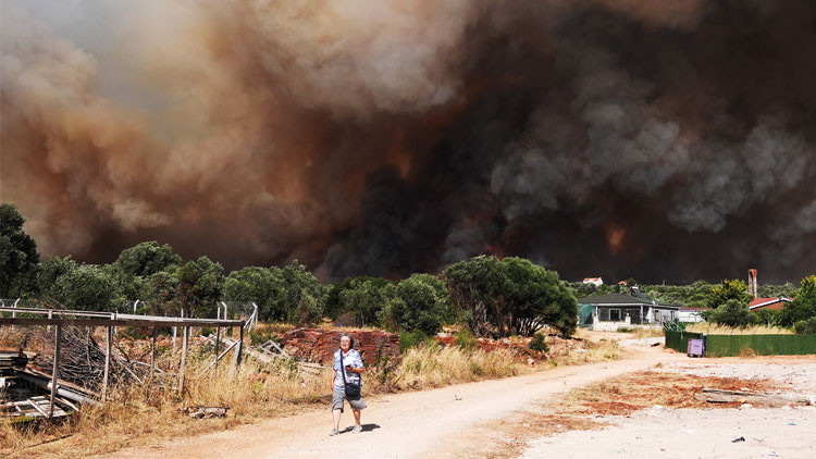 Yangın bölgelerinde hava kirliliği 20 kata çıkıyor