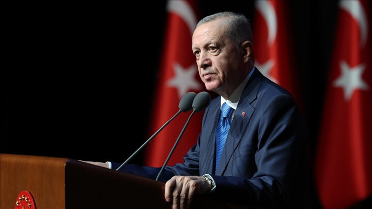 Cumhurbaşkanı Erdoğandan metan gazı nedeniyle şehit olan 5 asker için taziye mesajı
