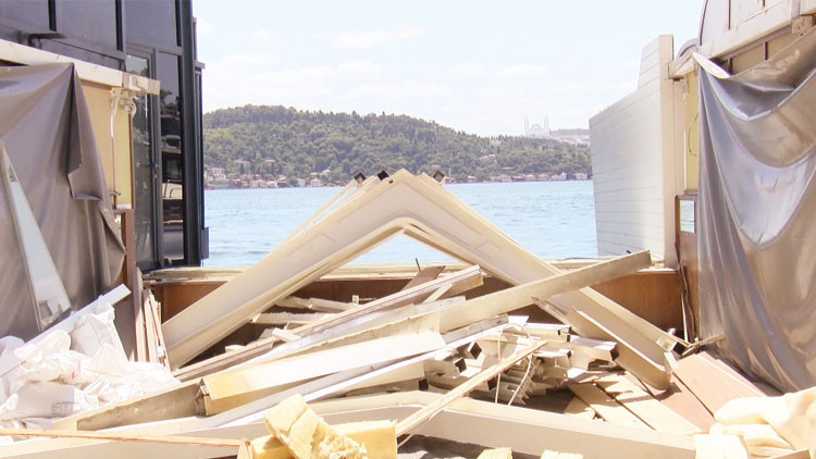 Bebek’teki kaçaklara yıkım