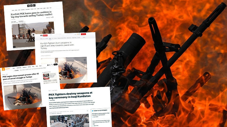 Terör örgütü PKKnın silah bırakması dış basında Kritik bir dönüm noktası: Etkileri Irak, Suriye ve İranda hissedilecek