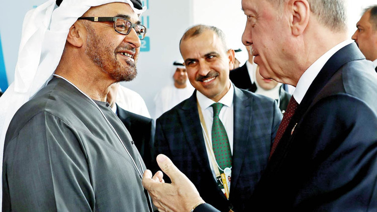 Şeyh Zayed’le görüştü